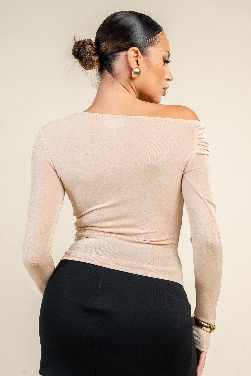 Off-Shoulder Mesh Top - Image 10